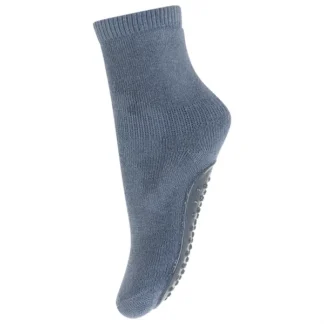 MP 7953 Cotton Anti-slip Strømper 4222 Stone Blue - MP Danmark