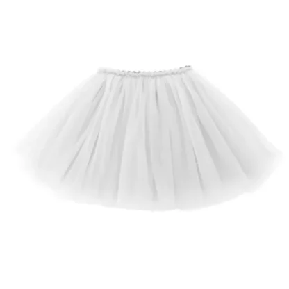 Dolly by Le Petit Tom Little Tutu Nederdel Hvid - Str. 1-3 år/P - Dolly by Le Petit Tom