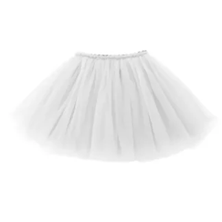 Dolly by Le Petit Tom Little Tutu Nederdel Hvid - Str. 4-6 år/S - Dolly by Le Petit Tom