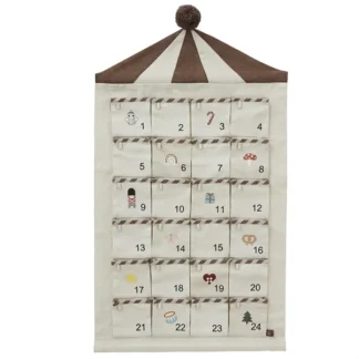 OYOY Julekalender Cirkus Beige/Brown - Leander