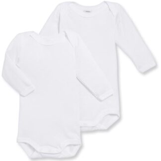 Petit Bateau Lot 2 Bodies ML Hvid - Petit Bateau