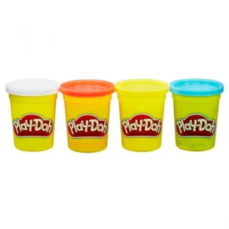 Play-Doh 4 Bøtter Classic Colors - Play-Doh