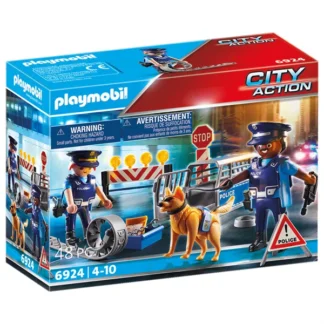 PlaymobilÂ® City Action - Politivejspærring - PlaymobilÂ®