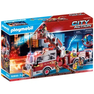 PlaymobilÂ® City Action - Brandbil: US Tower Stige - PlaymobilÂ®