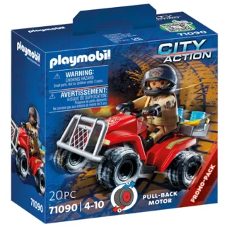 PlaymobilÂ® City Action - Brandvæsen - Speed Quad - PlaymobilÂ®