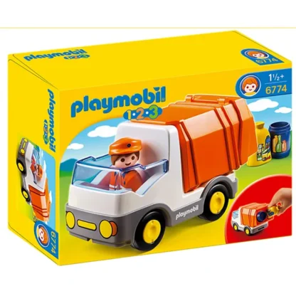 PlaymobilÂ® 1.2.3 - Skraldebil - PlaymobilÂ®