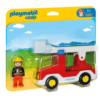 PlaymobilÂ® 1.2.3 - Brandbil med Stige - PlaymobilÂ®