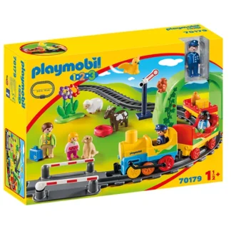 PlaymobilÂ® 1.2.3 - Mit Første Togsæt - PlaymobilÂ®