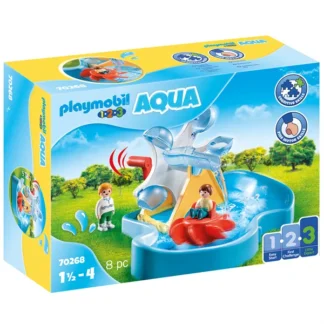 PlaymobilÂ® 1.2.3 Aqua - Vandhjul med Karrusel - PlaymobilÂ®