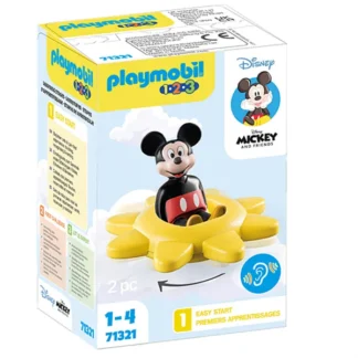 PlaymobilÂ® 1.2.3 & Disney - Mickeys Drejesol med Raslefunktion - PlaymobilÂ®