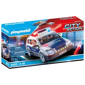 PlaymobilÂ® City Action - Politibil med Lys og Lyd - PlaymobilÂ®