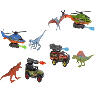 Pocket Money DinoWorld Køretøj m. Skydefunktion - Pocket Money