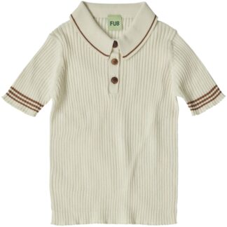 FUB Ecru Polo T-shirt - Str. 110 cm - FUB