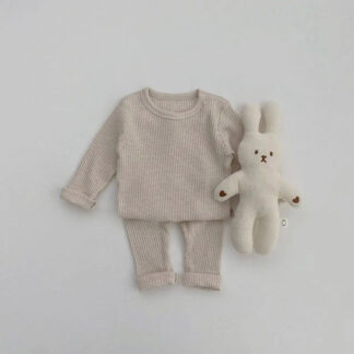 Baby Pyjamas - Solid - 73 (6-9M) / Abrikos - My Kids