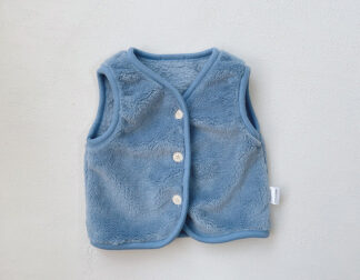 Baby Vest - Plush - 90 (12-24M) / Blå - My Kids