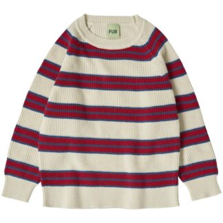 FUB Ecru/Azure Rib Sweater - Str. 90 cm - FUB