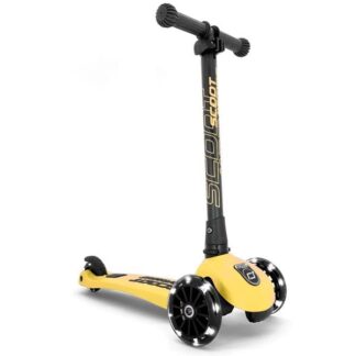 Scoot and Ride Highway Kick 3 LED Lemon - Scoot and Ride