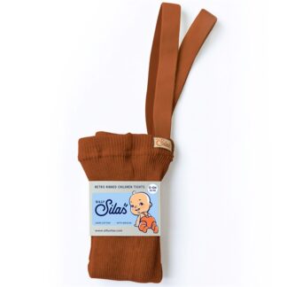 Silly Silas Footed Tights Cinnamon - Silly Silas