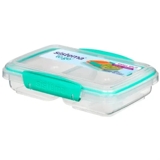 Sistema To-Go Small Split Madkasse 350 ml Minty Teal - Sistema