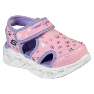 Skechers S-Lights Heart Lights Sandal Star Sweet Pink/Lavender - Skechers