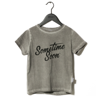 Sometime Soon Sometime T-shirt Grey Melange - Sometime Soon