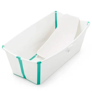 StokkeÂ® Flexi BathÂ® White Aqua + GRATIS Newborn Support - StokkeÂ®