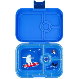 Yumbox Panino 4 Rum Madkasse Surf Blue Polar Bear - Yumbox