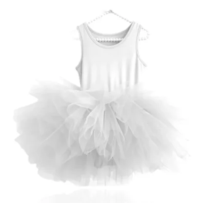 Dolly by Le Petit Timeless Tutu Kjole Hvid - Str. 0-1 år/N - Dolly by Le Petit Tom