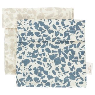 Haps Nordic Sandwichpose 2-pak Winter Terrazzo - Haps Nordic