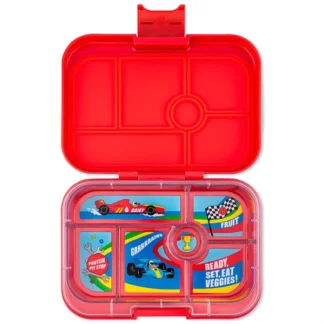 Yumbox Original 6 Rum Madkasse Roar Red Race Cars - Yumbox